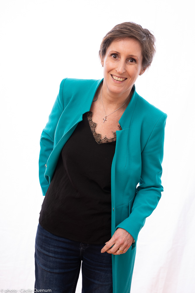 Isabelle Duchateau, fondatrice et coordinatrice d'Harmoneo, toujours présente dans les tournées et référente en soins de plaies